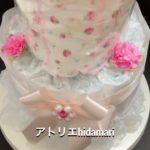 【おむつケーキ商品紹介】2段のスタンダードタイプ