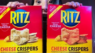 New RITZ review : Cheese Crispers リッツの新商品紹介 チーズクリスパー