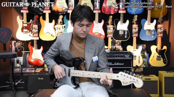 Guitar Planet Exclusive Custom 1970 Stratocaster N.O.S. -Black-【商品紹介@Guitar Planet】