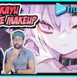 HOLOLIVE – OKAYU CAT EYE MAKEUP REACTION | CONGRATS OKAYU!!  (キャットアイメイク COVER BY 猫又おかゆ)