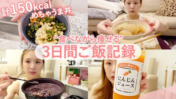 【3日密着-ダイエット編-】大切な撮影前の最終調整のご飯記録🍚最近ハマってるヘルシーだけど美味しすぎるダイエットご飯を紹介【自炊 – 間食 – 外食】