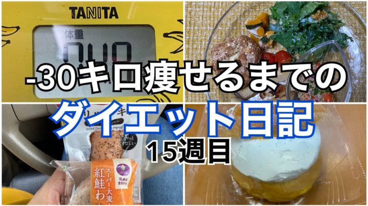 #15【diet vlog】30キロ痩せるまでのダイエット日記