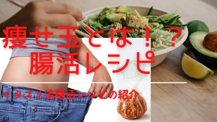 【痩せ玉】腸活ダイエット。痩せ玉の作り方。簡単に誰でもできるダイエットレシピ。