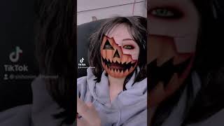 恐怖のハロウィンメイク【TikTok】#Shorts