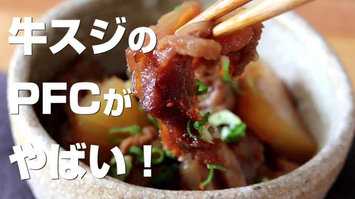 ヤバいほどダイエット向き！【高たんぱく★低カロリー★低糖質★低脂質】コラーゲン【とろける牛すじ煮込み】ひと手間でより低カロリー！ダイエット作り置きレシピ