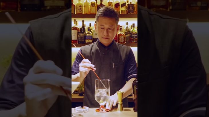 CRAFT倶楽部京都でのカクテルメイク　#ジャパンバーテンダースクール #バーテンダースクール #shorts