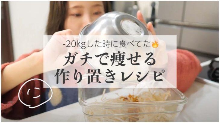 ダイエット中はこれ！！鬼リピ確定👹痩せた作り置きレシピ！！！