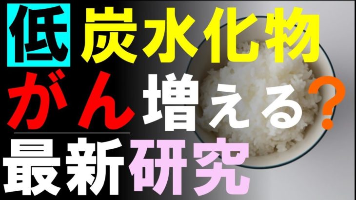 低炭水化物ダイエットで「がん」が増える？日本人での最新研究を医師が解説