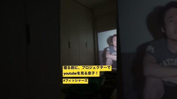 寝る前のプロジェクター！#shorts #フィッシャーズ