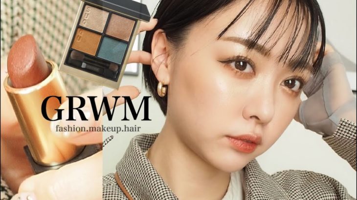 【GRWM】ショートで初の準備メイク！服やヘアスタイルも一緒に準備しよ💓