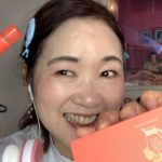 【ASMR】娘に教えてもらったメイク用品で、春メイク一緒にしよう🌸オレンジかわいい🍊CLIOのファンデ凄すぎ❣️orange makeup