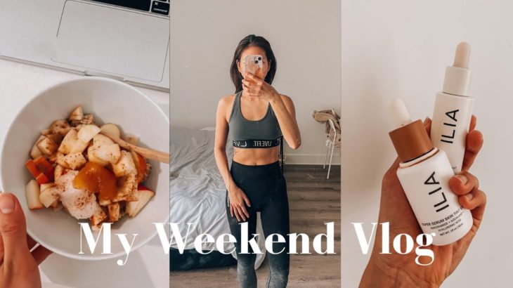 【LA vlog】とある週末の1日｜ヨガ、メイク、レシピ｜ヘルシー作り置き