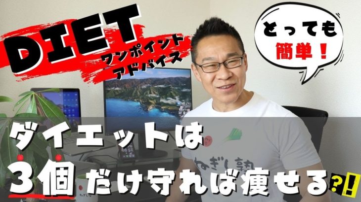 ダイエットは３つだけやれば痩せる