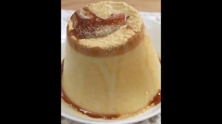 【低糖質・ダイエット】材料4つ レンジで1分！濃厚とろける 豆乳きな粉プリン