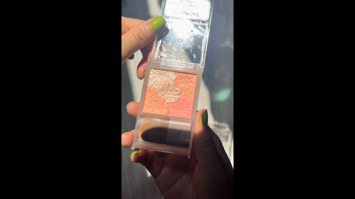 CANMAKE TOKYO Glow Fleur Cheeks Blend Type B01 🪸 |キャンメイク グローフルールチークス ブレンドタイプ B01 コットンコーラル #shorts