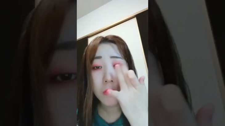 今日の一重裸眼メイク#shorts