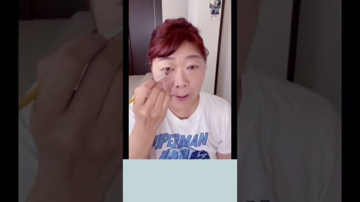 #アラフィフ  毎日メイク #クリアラスト　UVパウダー　ランコム下地　#shorts  セザンヌティント