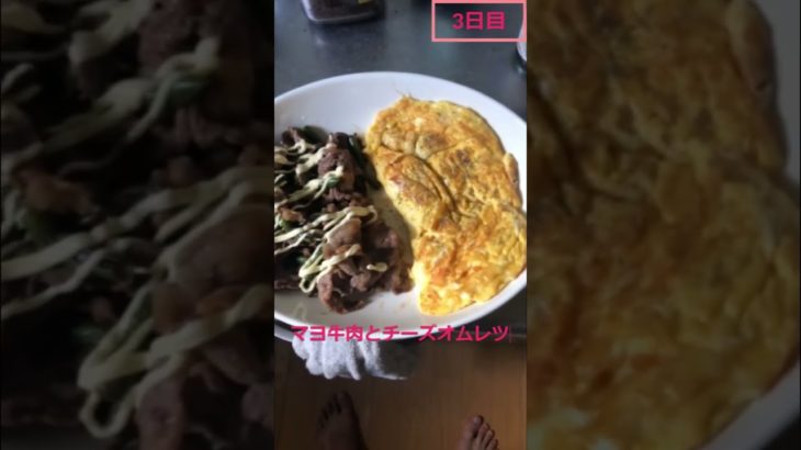 【ダイエット】ケトジニック３日目【筋トレ】