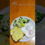 8月21日　ミチオの朝ごはん　糖質制限ダイエット　停滞中　#shorts