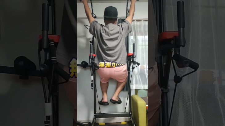 ダイエット中の100キロおじさんは懸垂何回出来るか？チャレンジ。