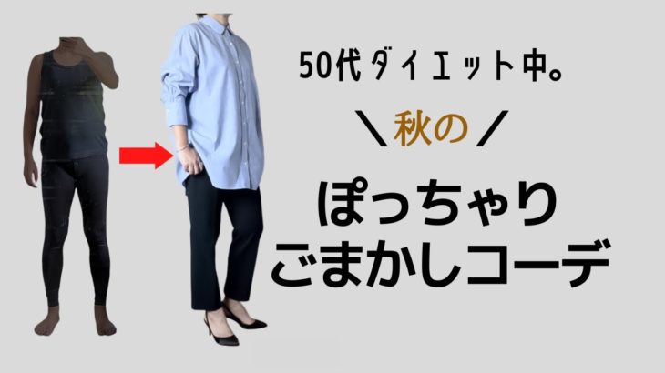 50代ダイエット中。秋のぽっちゃりごまかしコーデ