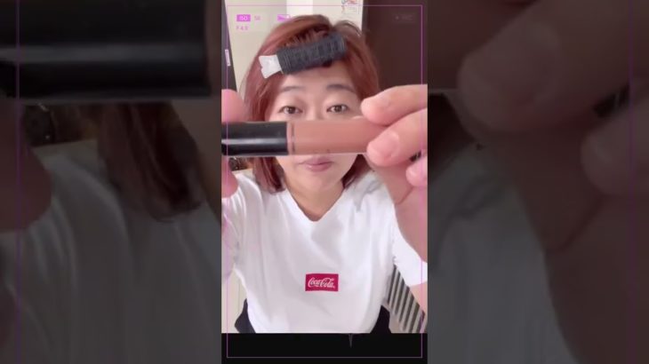 #アラフィフ  毎日メイク Dior コンシーラー　初体験　赤リップ　日焼け止めパウダー　キャンメイク　セザンヌ #three  #shorts