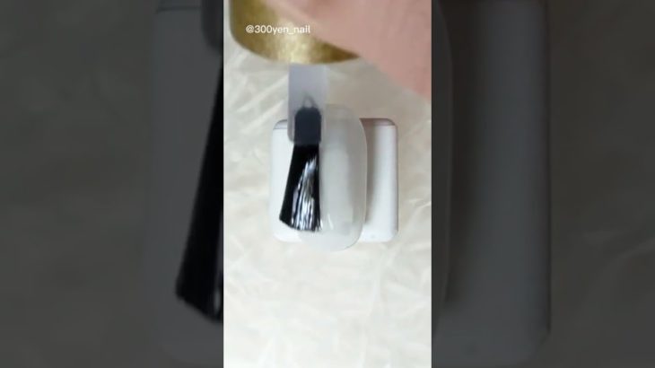 キャンメイクネイル限定色N73マッチャシロップでリーフネイルデザインの塗り方動画