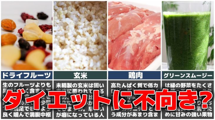 【ゆっくり解説】ダイエット食品の落とし穴！実はダイエットに不向きな美容フードについて