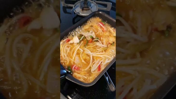 【30秒料理日記】10キロくらいダイエットした時によく作ってた春雨スープの記録(‘∇’)【おうちごはんvlog】#shorts