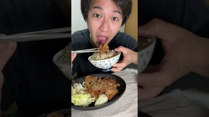 豚の生姜焼き作ったダイエット78日目 #shorts