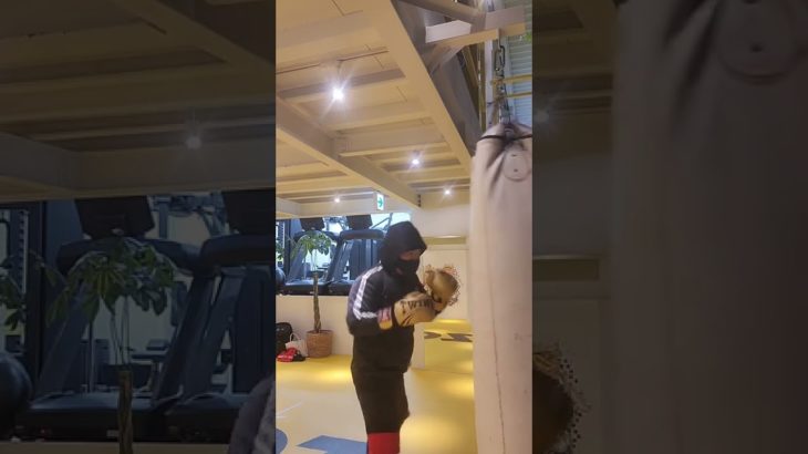 【K-1武尊 サウナスーツ】サンドバッグダイエット11/30 85kg