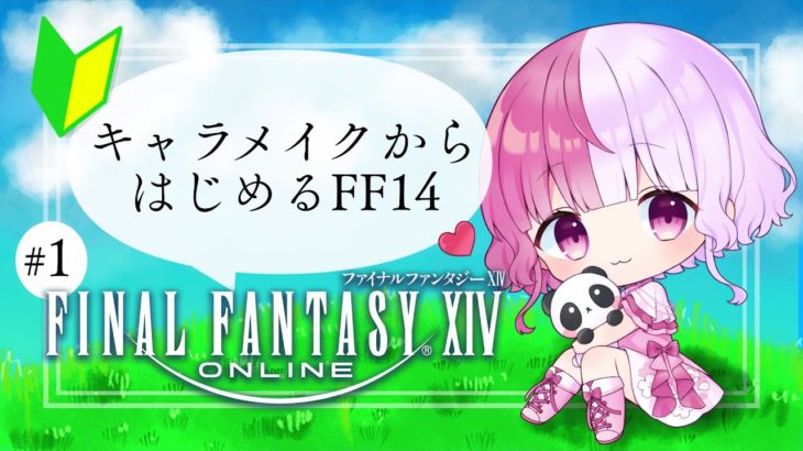 【 #ff14  】 初心者 がいく キャラメイク 配信 【藍なま】