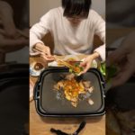 【韓国】サムギョプサルを作って食べるだけ #shorts #料理 #ダイエット