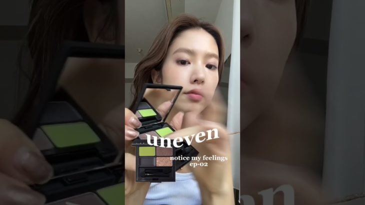 unevenのクリスマスコフレでメイクしてみた❤️‍🔥#メイク動画  　#uneven  #コスメレビュー 　#コスメ 　#クリスマスコフレ