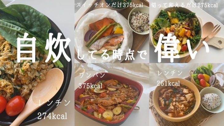 【ズボラ】頑張らないダイエットレシピ / 美味しく痩せる