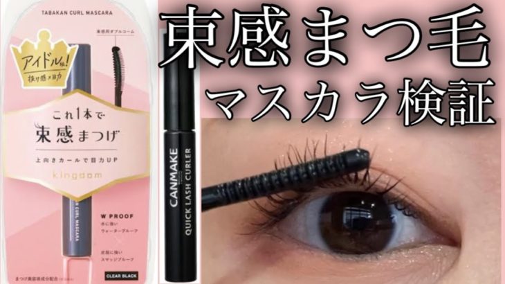 【束感まつ毛】超目力アップマスカラ！キャンメイク比較も