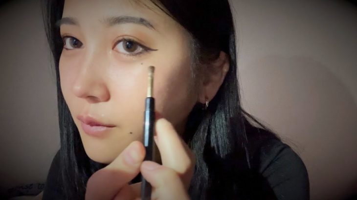 【ASMR】眠れる私の毎日メイク。 sleeping makeup video💤