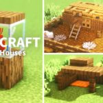 Minecraft: 7+ Simple Pet House Designs | 簡単！ペット小屋の作り方7選！犬小屋・鳥かご