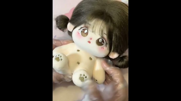 ruaぬい ぬいメイク　ぬい髪の編み込み