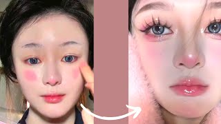 【美の暴力】ワンホン美人の猫みたいなピンクメイク( ꇐᴗꇐ )