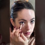 【メイク】めっちゃコメントでお願いきてた、、青いアイライン！