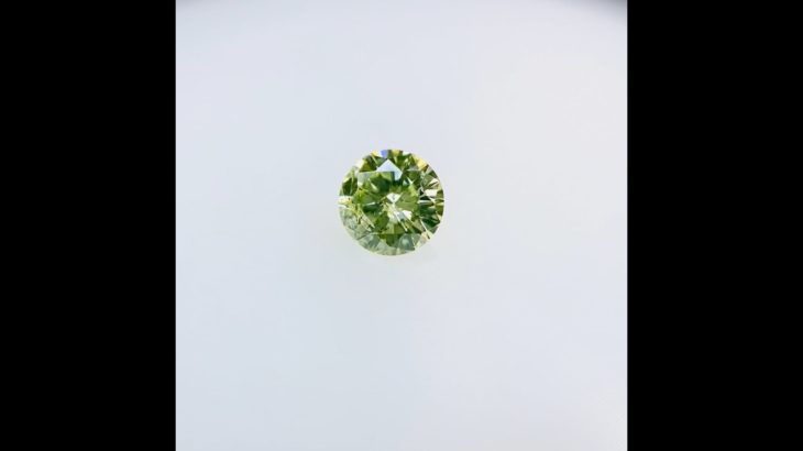 FANCY LIGHT YELLOW GREEN 0.210ct RD/RT1903/CGL