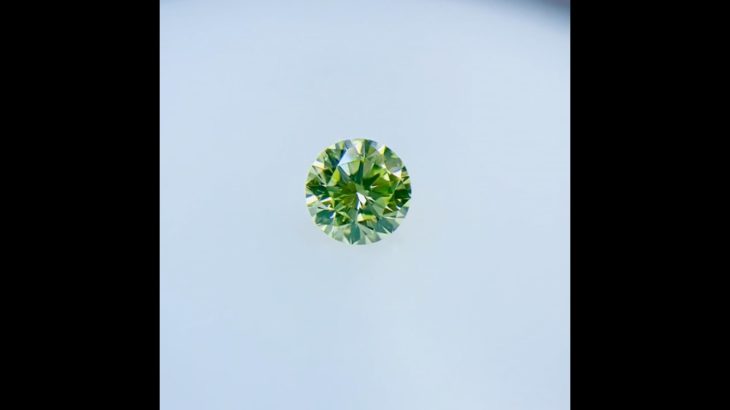 FANCY LIGHT YELLOW GREEN 0.273ct RD/RT1877/CGL