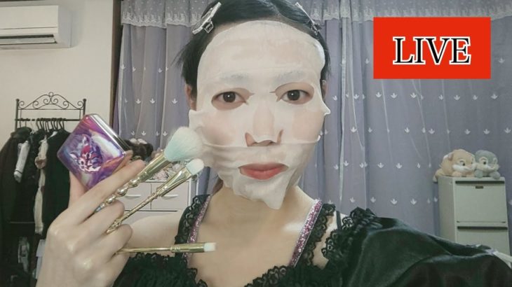 【生配信】紫の衣装に似合う髪型とメイクを模索しようの会【えりす団長】