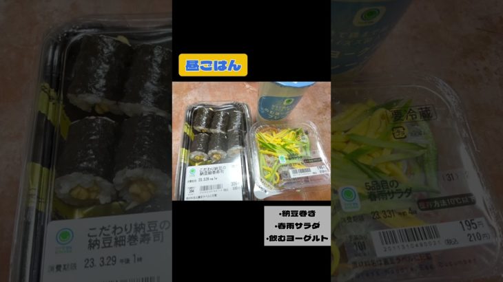 【ダイエッターの1日の食事】3/28 火曜日                                 #ダイエット#diet#痩せる