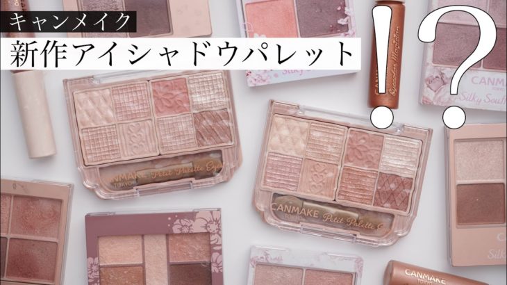 【可愛さの暴力】キャンメイクの新作8色アイシャドウパレットレビュー！