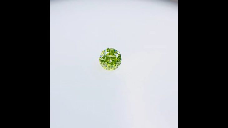 FANCY YELLOW GREEN 0.090ct RD/RT1890/CGL