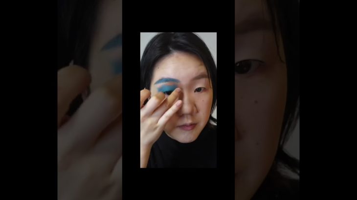 #ショート動画 ブルーファイヤー #アート #メイク