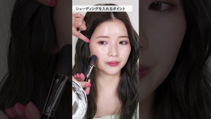 プロのシェーディングの入れ方！ヘア＆メイクのGeorgeさんのテクが凄すぎた・・・・ 【小顔メイク】