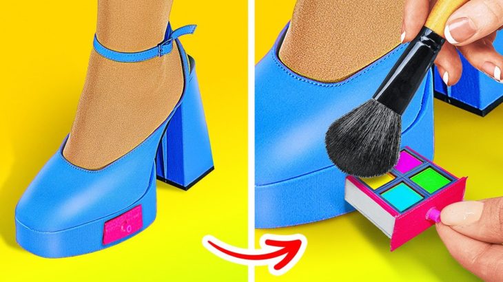 メイク用品の持ち込み方 || 123 GO Like!の特殊メイクの裏ワザと女の子用の信じられないDIYの美容のアイデア